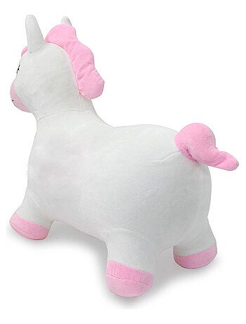 Licorne animal rebondissant avec pompe