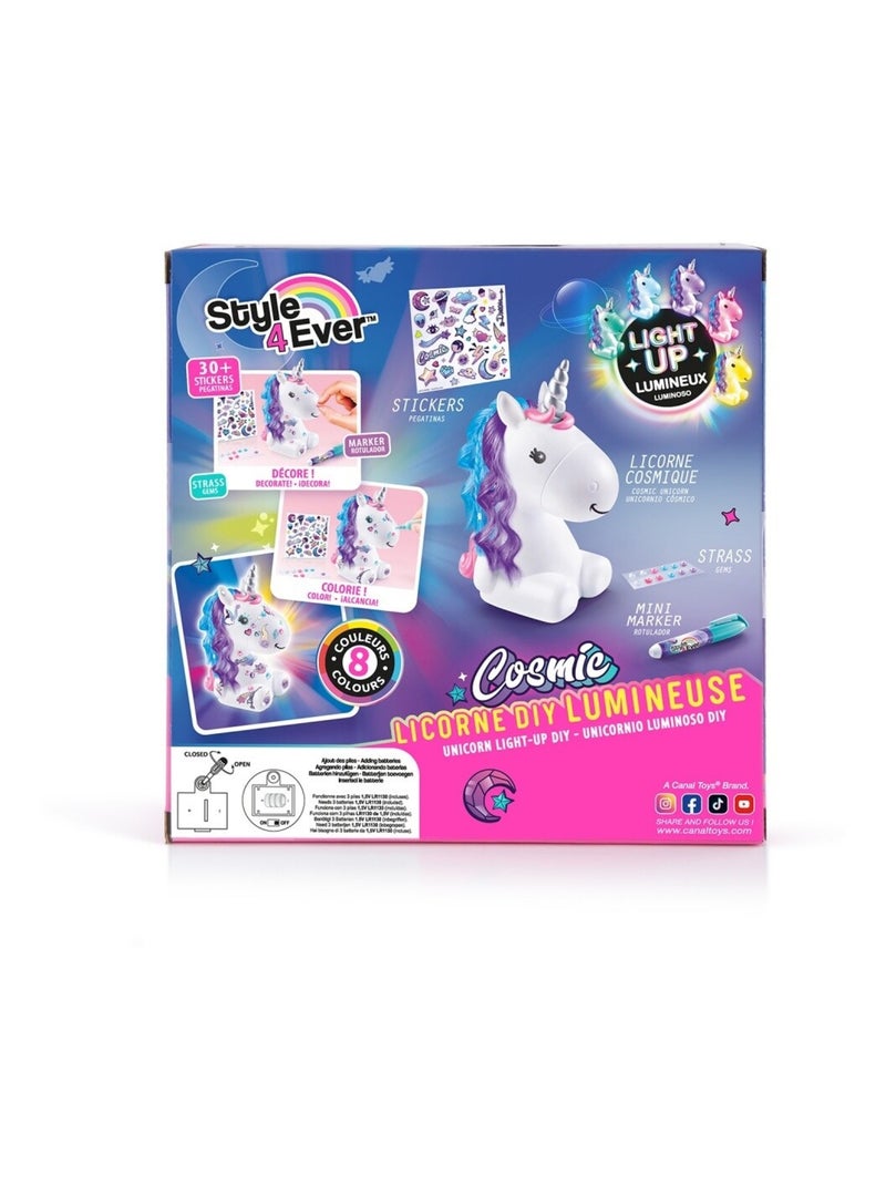 Licorne Cosmique Diy Lumineuse - Canal Toys N/A - Kiabi