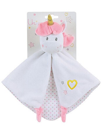 Licorne doudou peluche et 32cm
