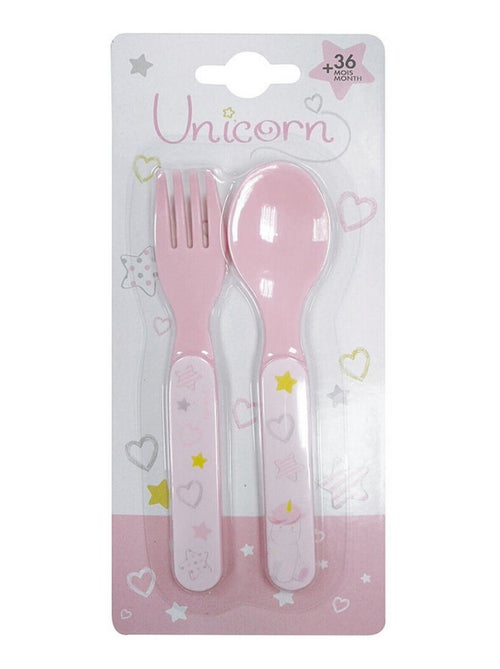 Licorne Ensemble Couverts (Fourchette, Cuillere) - Kiabi