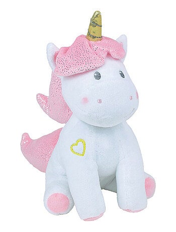Licorne PELUCHE MUSICALE & LUMINEUSE H24cm