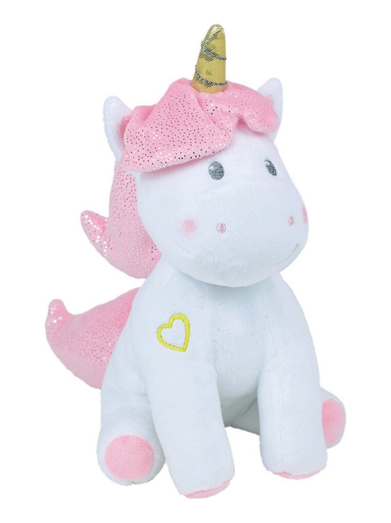 Licorne PELUCHE MUSICALE & LUMINEUSE H24cm Multicolore - Kiabi
