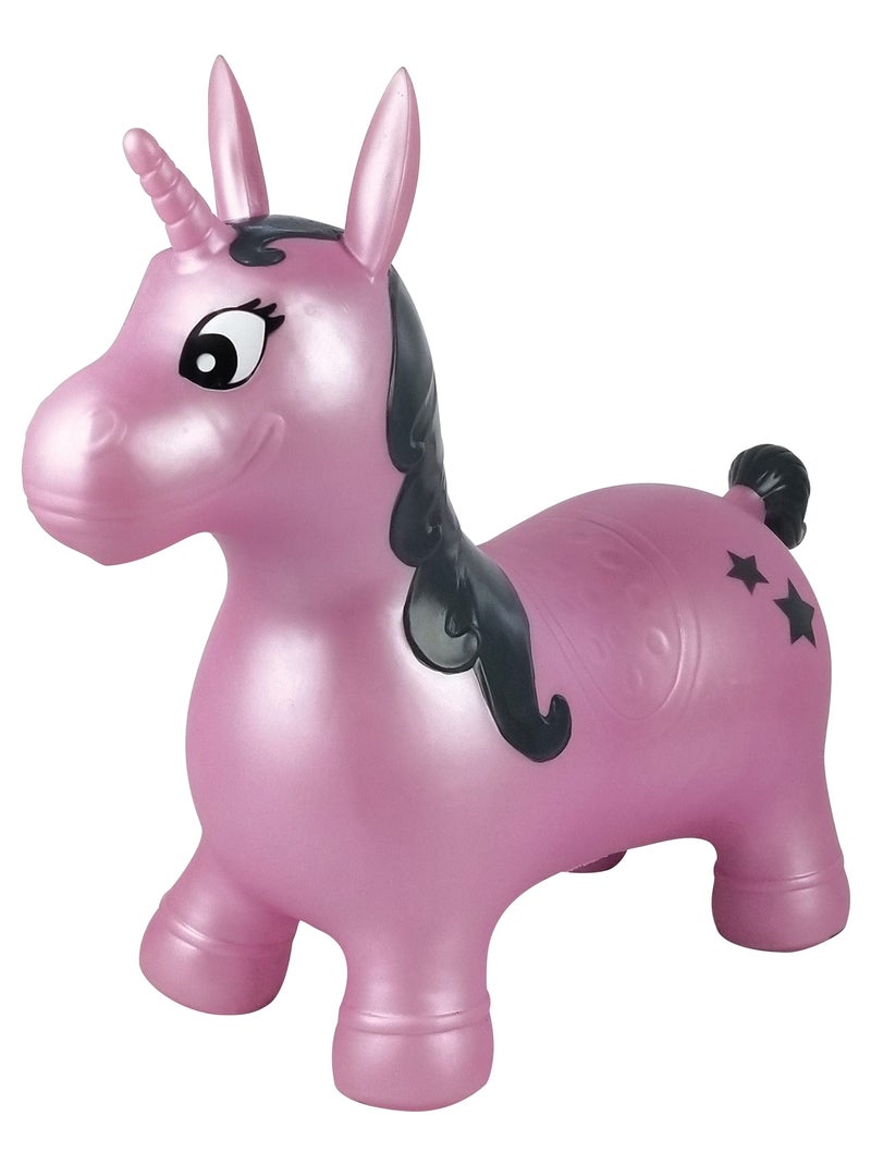 Licorne Sauteuse Gonflable Rose Violet - Kiabi