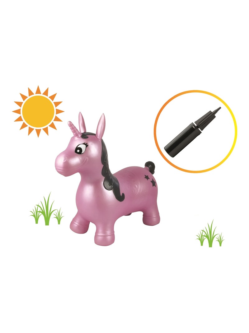 Licorne Sauteuse Gonflable Rose Violet - Kiabi