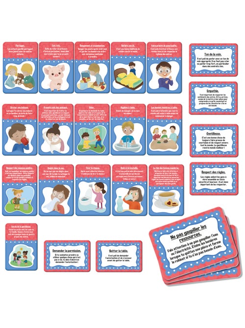 LIFE SKILLS  JEU DE CARTES DES BONNES MANIERES - Kiabi