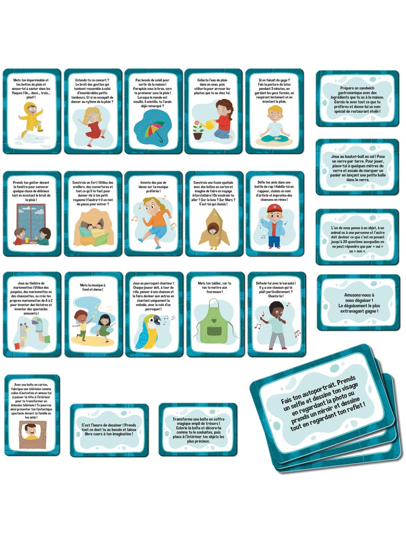 LIFE SKILLS  JEU DE CARTES S'OCCUPER QUAND IL PLEUT N/A - Kiabi
