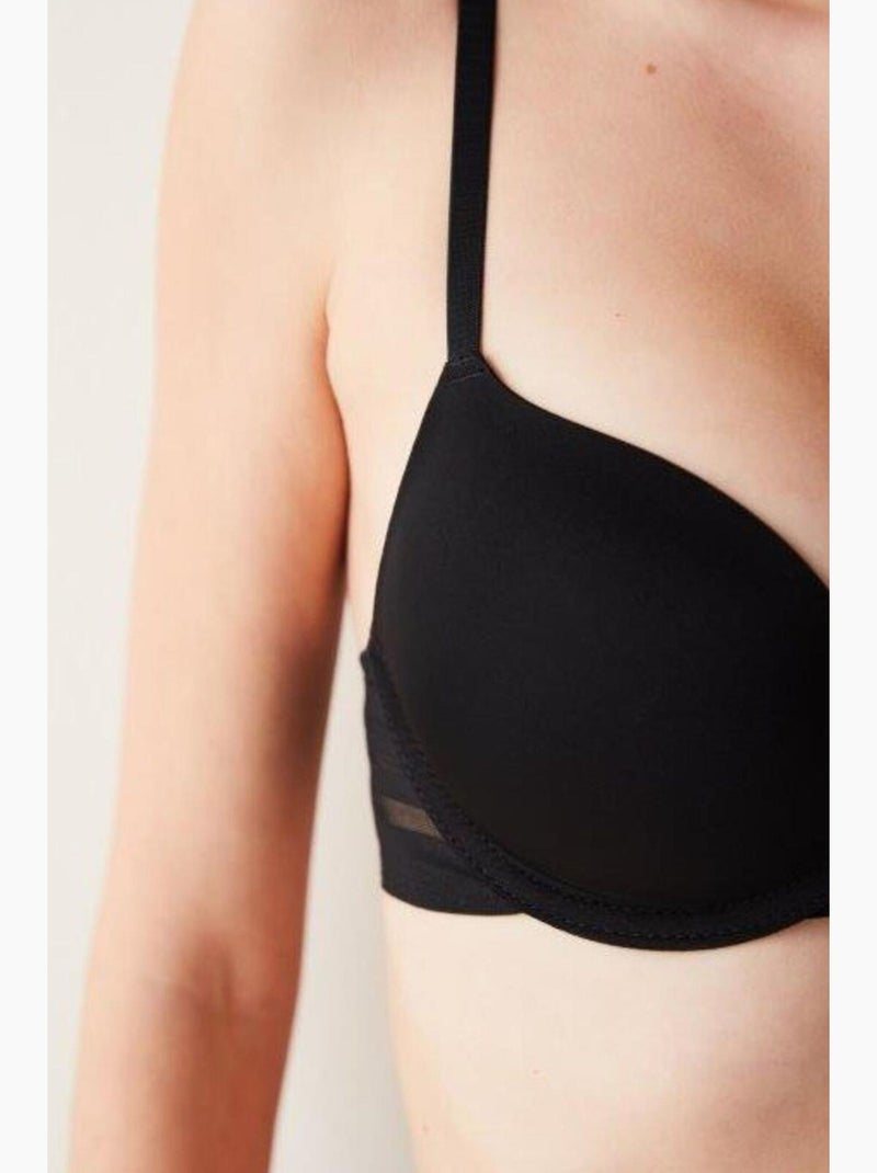 Lift up soutien-gorge à armatures penti Noir - Kiabi