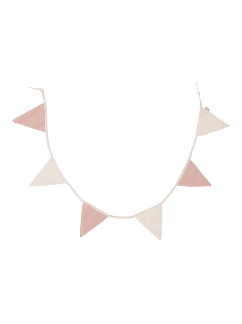Ligne de drapeau en coton Rose - Kiabi