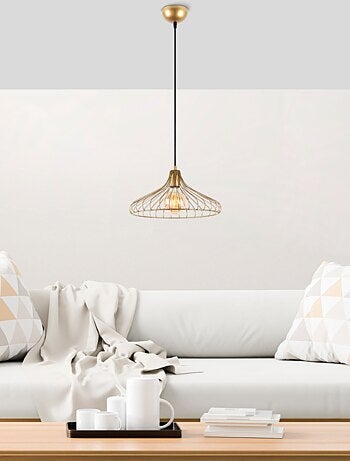 LILA - Suspension filaire dorée