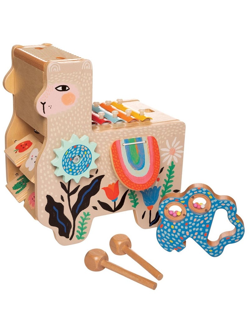 Lili Lama musical en bois Beige - Kiabi