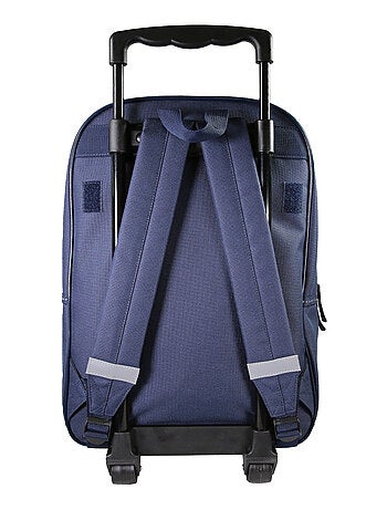 Lili Lou - Sac à dos à roulettes bleu marine 1 compartiment - Bagtrotter