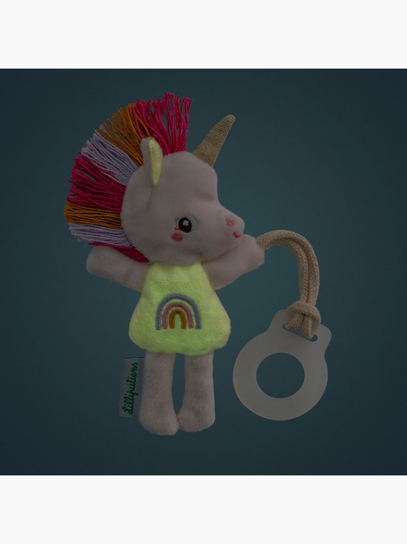 Lilliputiens - Doudou attache sucette Blanc - Kiabi