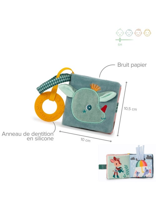 Lilliputiens - Imagier en tissu Joe le dragon - Kiabi