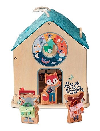 Lilliputiens - Jeu d'activités en bois Ma première école