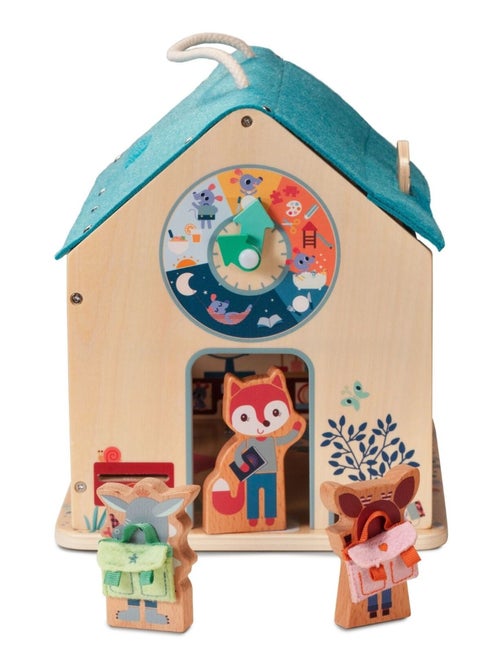 Lilliputiens - Jeu d'activités en bois Ma première école - Kiabi