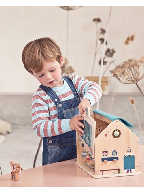 Lilliputiens - Jeu d'activités en bois Ma première école - Kiabi