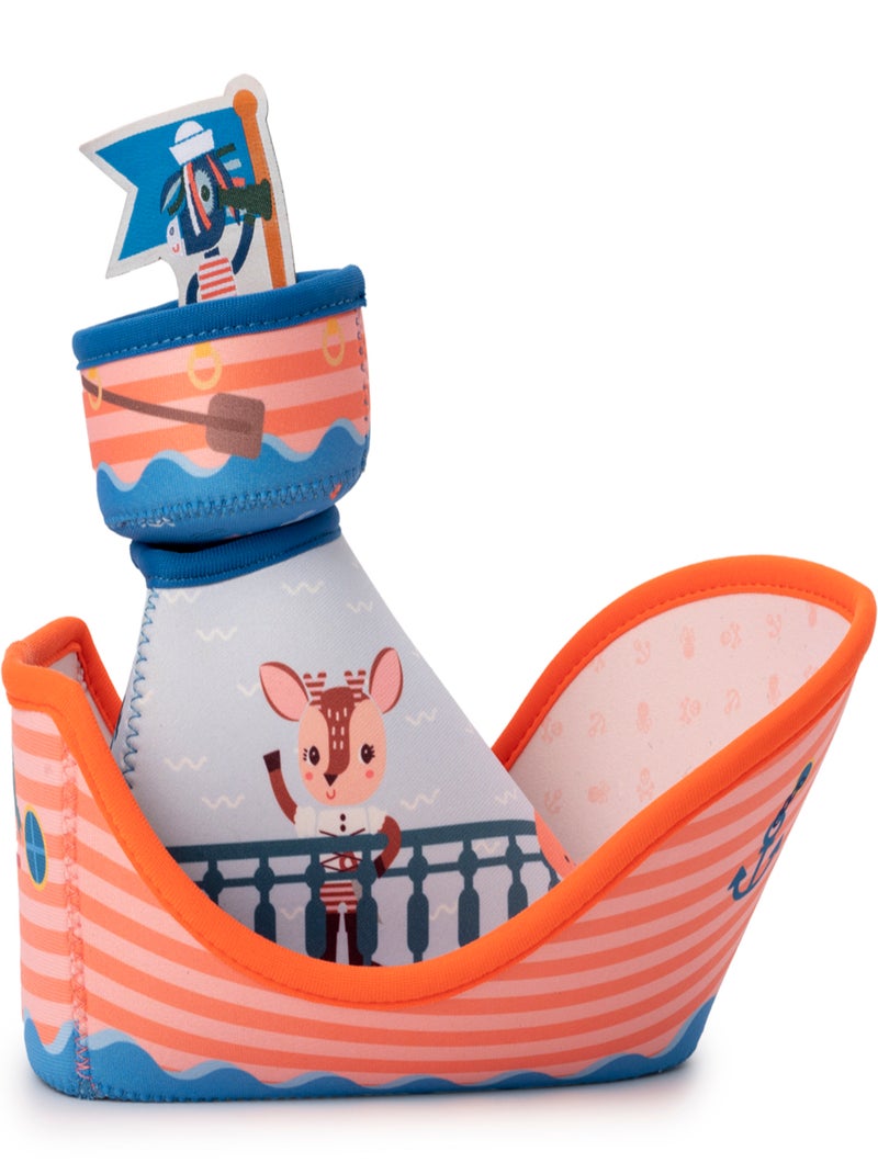 Lilliputiens - Jouet de bain bateau de pirate Jack Orange - Kiabi