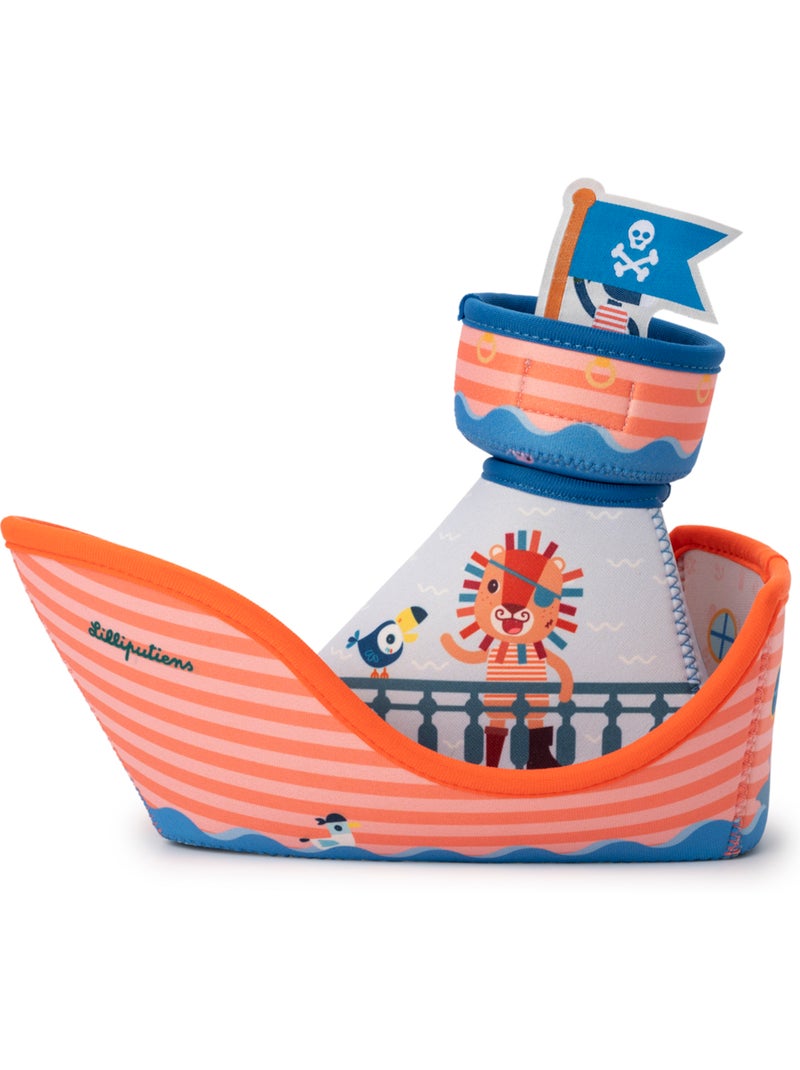 Lilliputiens - Jouet de bain bateau de pirate Jack Orange - Kiabi