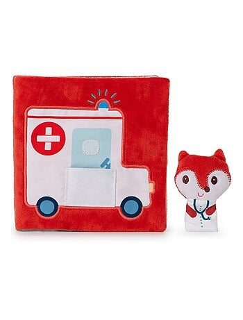 Lilliputiens - Livre d'activités en tissu Alice docteur