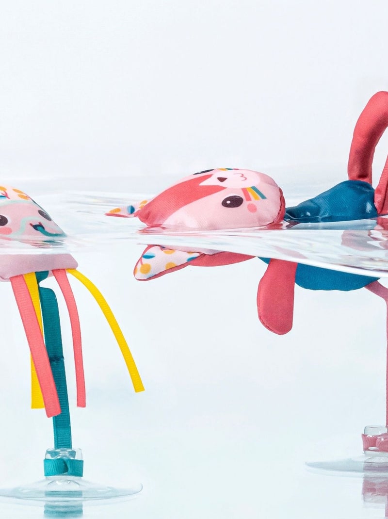 Lilliputiens - Lot de 3 jouets de bain à ventouse Rose - Kiabi