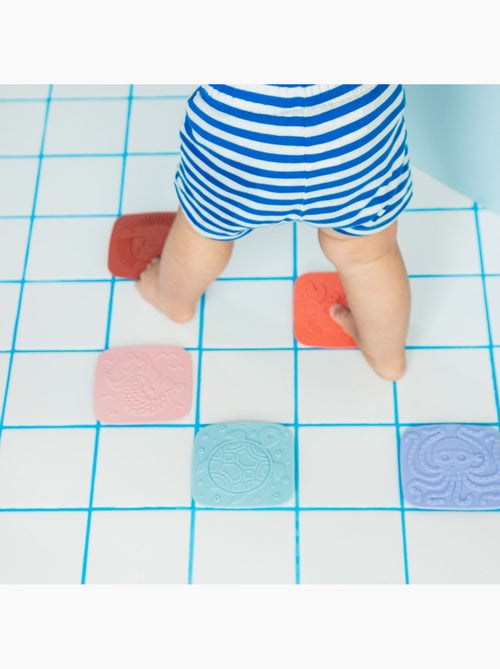 Lilliputiens - Lot de 5 dalles sensorielles pour le bain - Kiabi