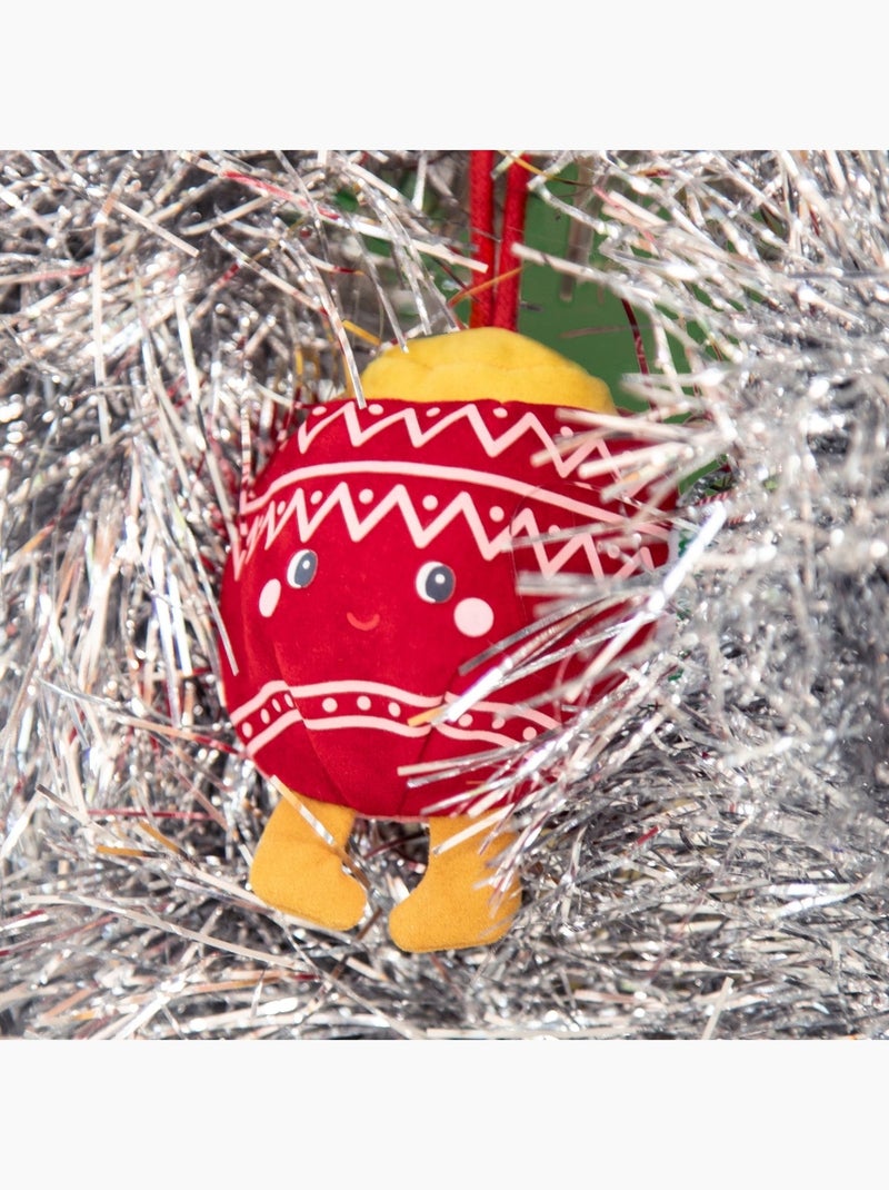 Lilliputiens - Lutin de Noël à suspendre Rouge - Kiabi