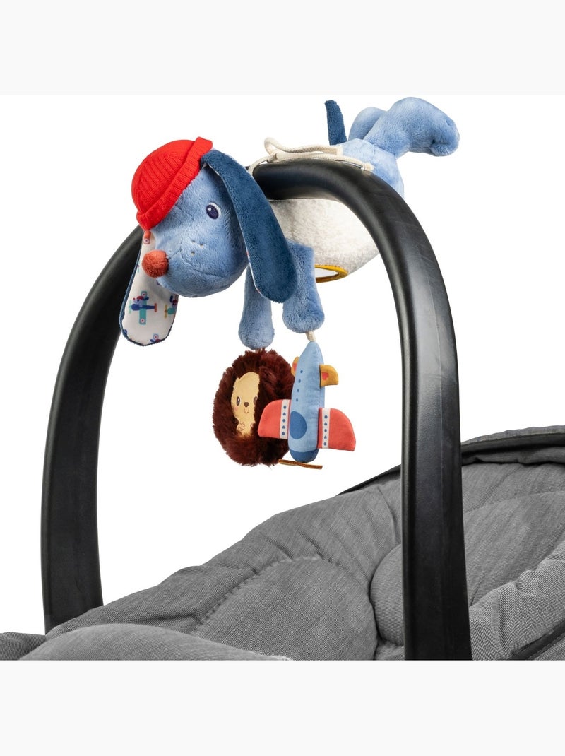 Lilliputiens - Peluche d'activités Acti-nomade Bleu - Kiabi