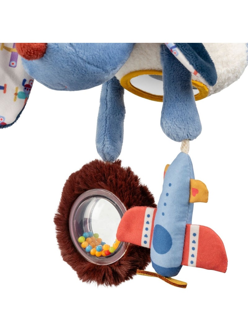 Lilliputiens - Peluche d'activités Acti-nomade Bleu - Kiabi