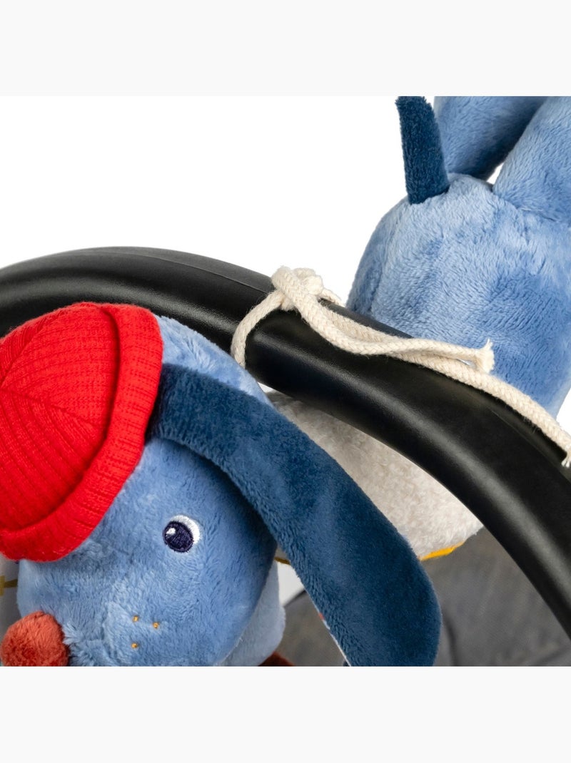 Lilliputiens - Peluche d'activités Acti-nomade Bleu - Kiabi