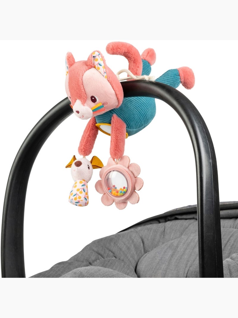 Lilliputiens - Peluche d'activités Acti-nomade Rose - Kiabi