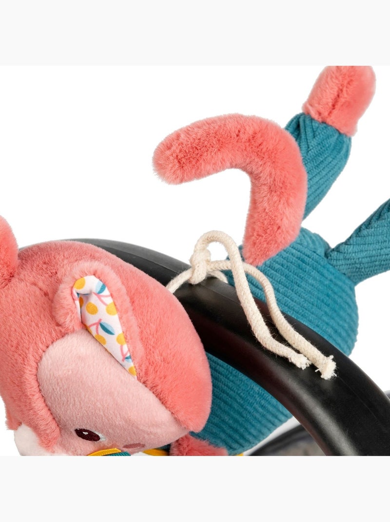 Lilliputiens - Peluche d'activités Acti-nomade Rose - Kiabi