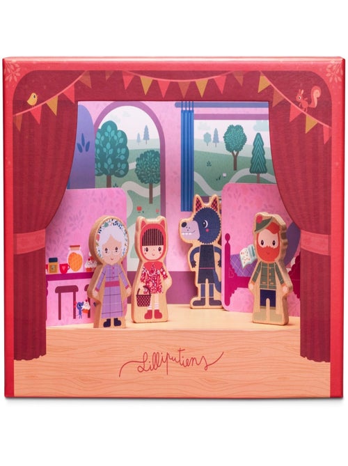 Lilliputiens - Théâtre d'activités aimanté Le Petit Chaperon rouge - Kiabi