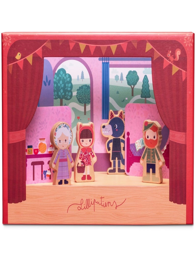 Lilliputiens - Théâtre d'activités aimanté Le Petit Chaperon rouge Multicolore - Kiabi