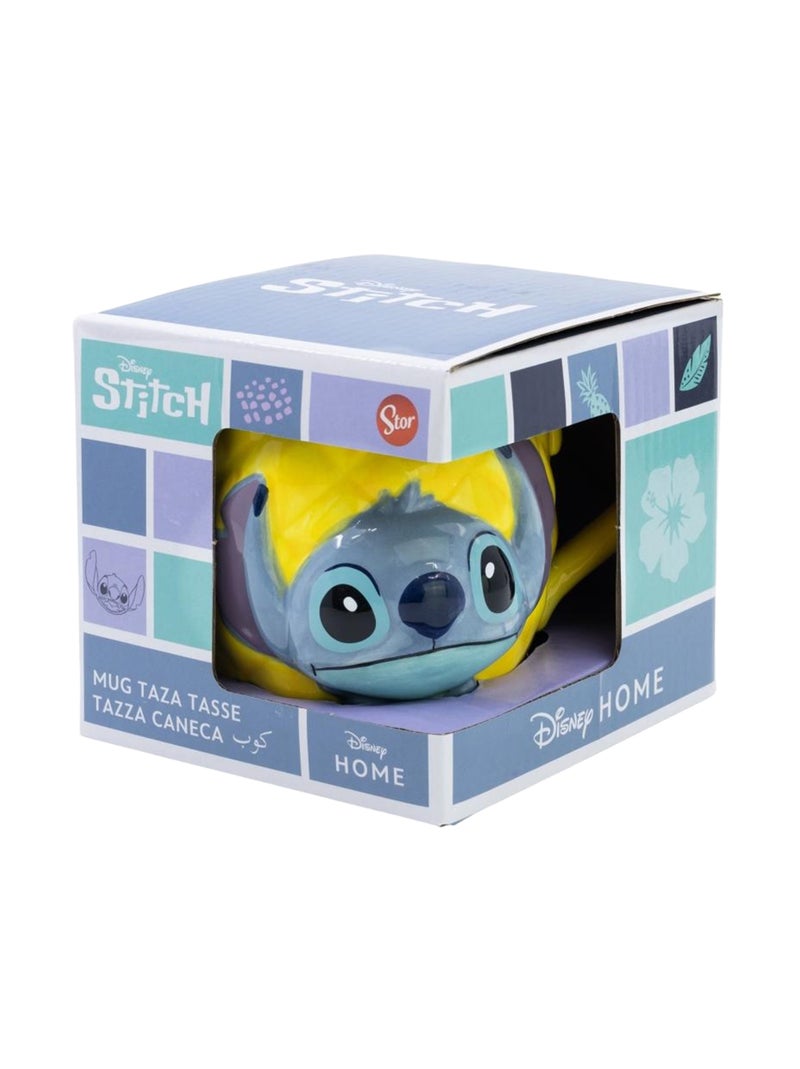 Lilo et Stitch - Mug motif Stitch motif/style Ananas (Design/motif: 3D, Cintré) Multicolore - Kiabi