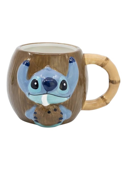 Lilo et Stitch - Mug motif Stitch motif/style Noix de coco (Design/motif: 3D, Noix de coco) - Kiabi