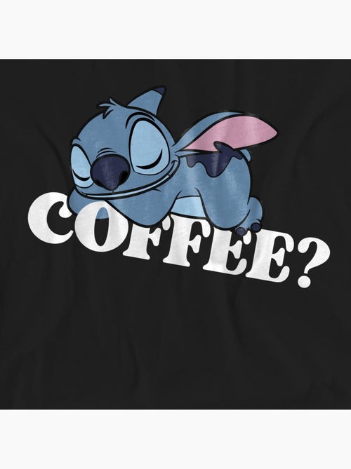 Lilo et Stitch - T-shirt COFFEE? (Stitch) - Kiabi
