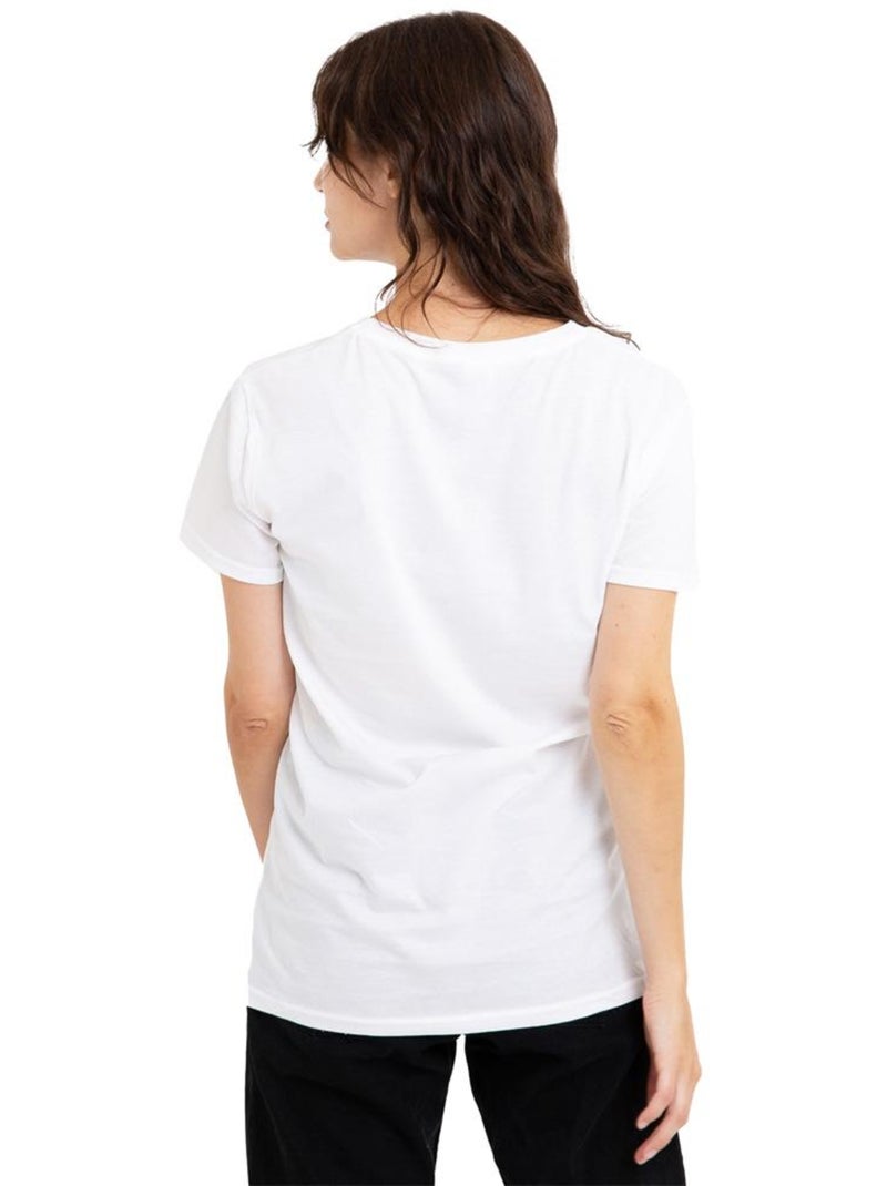 Lilo et Stitch - T-shirt COLLEGIATE (Stitch) Blanc - Kiabi