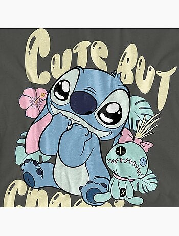 Lilo et Stitch - T-shirt CUTE BUT CHAOTIC (Souillon, Stitch)