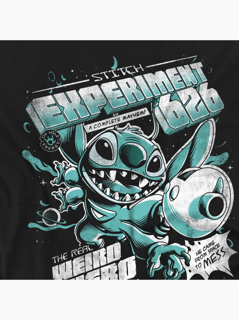 Lilo et Stitch - T-shirt EXPERIMENT (Stitch) Noir - Kiabi