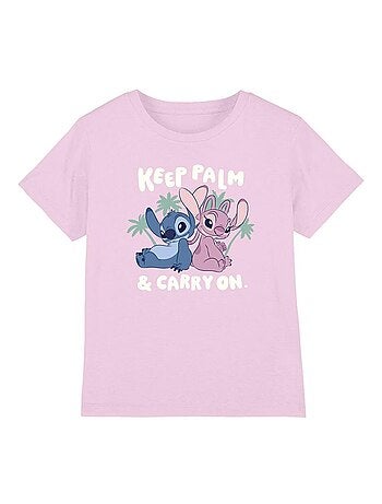 Lilo et Stitch - T-shirt KEEP PALM (Stitch, Angel)