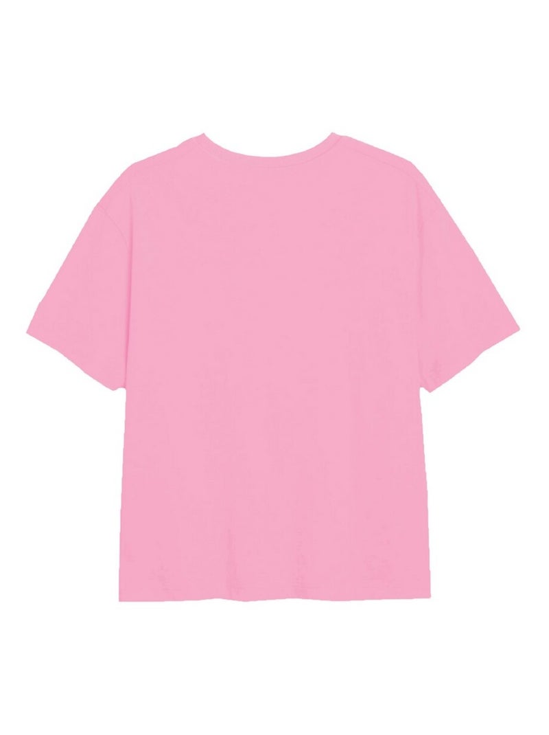 Lilo et Stitch - T-shirt manches courtes HULA (Lilo, Stitch) Rose clair - Kiabi
