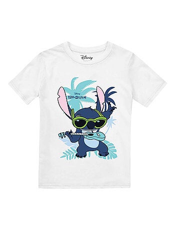 Lilo et Stitch - T-shirt motif palmier (Lilo, Stitch)