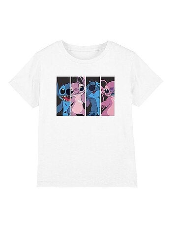 Lilo et Stitch - T-shirt motif Stitch motif images rectangulaires d'Angel