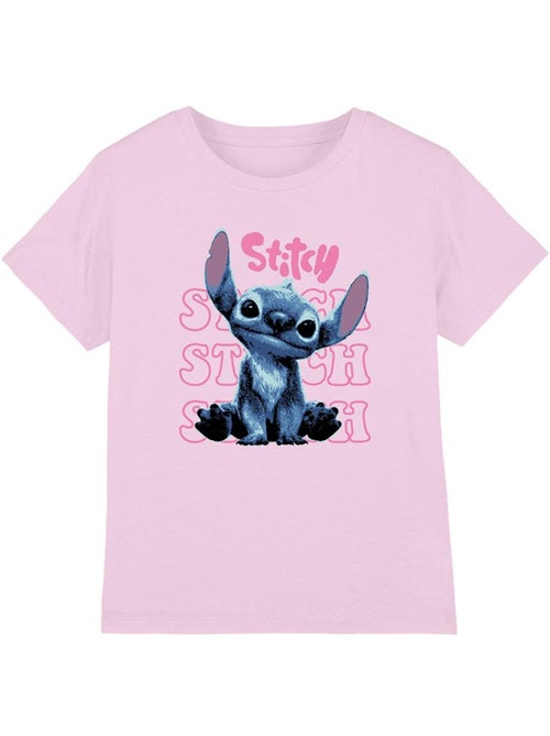 Lilo et Stitch - T-shirt motif Stitch motif/style pose d'action CUTE AS CAN BE (Stitch) - Kiabi