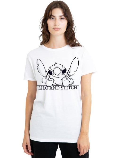 Lilo et Stitch - T-shirt motif/style croquis et détendu (Stitch) - Kiabi Lilo et Stitch - T-shirt motif/style croquis et détendu (Stitch) - Kiabi