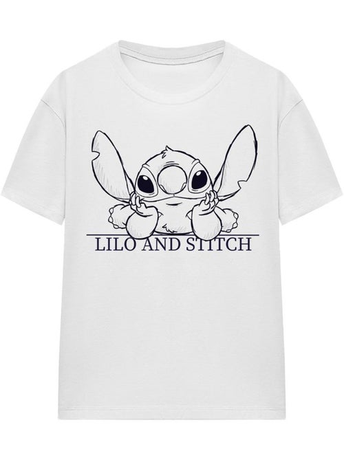 Lilo et Stitch - T-shirt motif/style croquis et détendu (Stitch) - Kiabi Lilo et Stitch - T-shirt motif/style croquis et détendu (Stitch) - Kiabi
