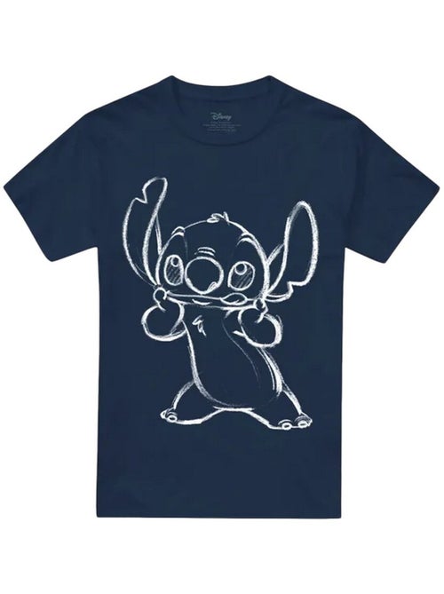 Lilo et Stitch - T-shirt style Croquis (Stitch) - Kiabi
