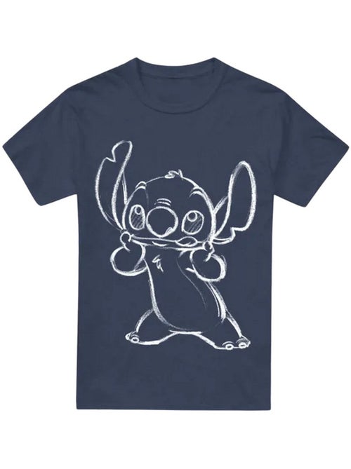 Lilo et Stitch - T-shirt style Croquis (Stitch) - Kiabi