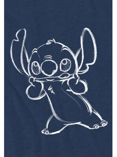 Lilo et Stitch - T-shirt style Croquis (Stitch) - Kiabi