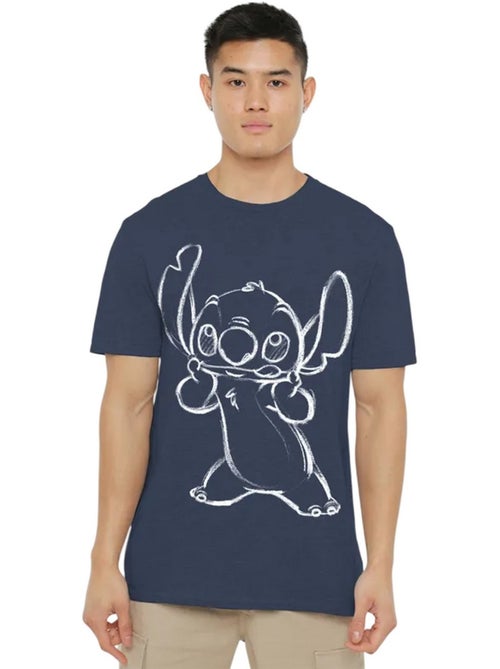 Lilo et Stitch - T-shirt style Croquis (Stitch) - Kiabi